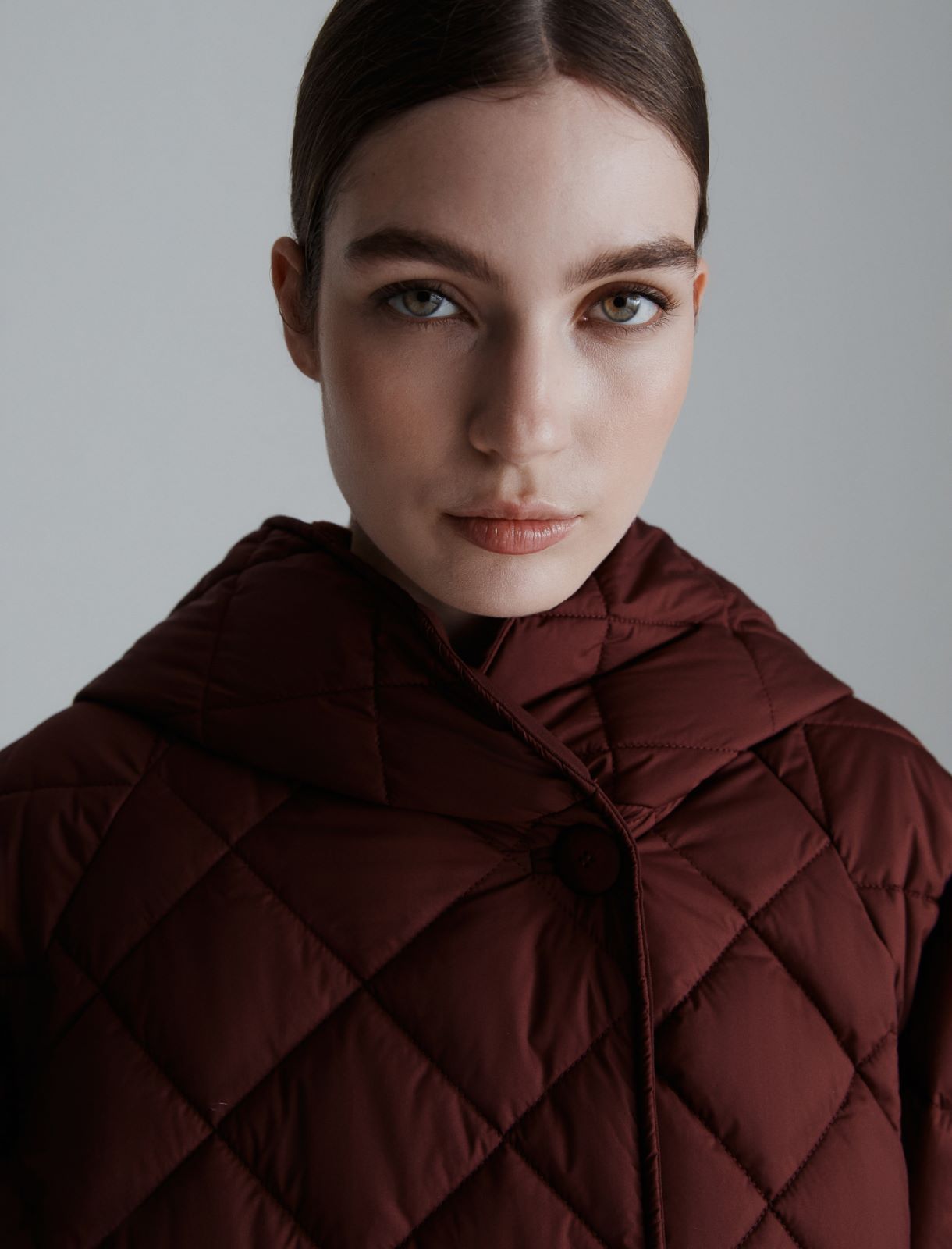 Padded and quilted coat - BORDEAUX - Marella - 5