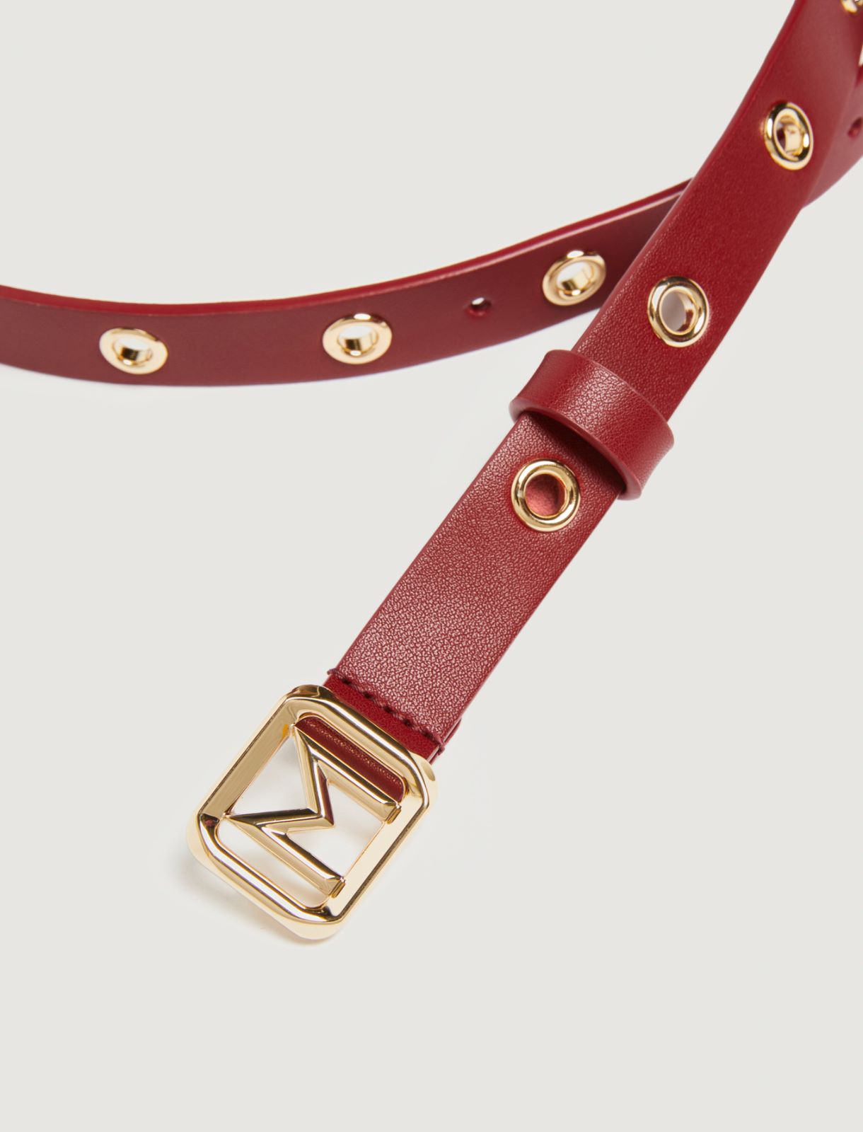 Ceinture à œillets - ROUGE - Marella - 2