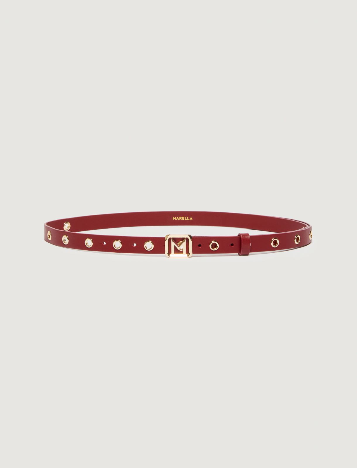 Ceinture à œillets - ROUGE - Marella