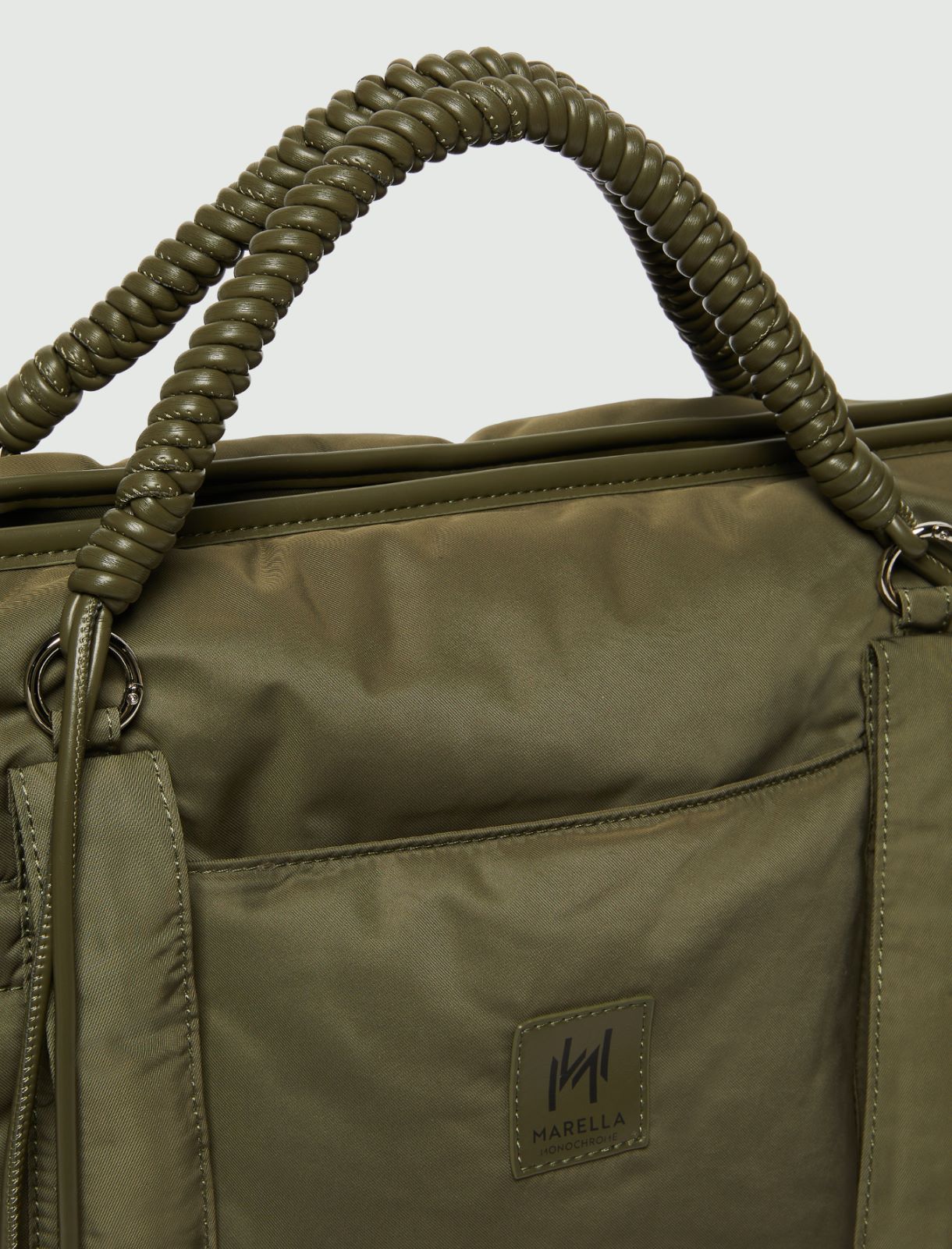 Double-handle weekend bag - OLIVE GREEN - Marella - 3