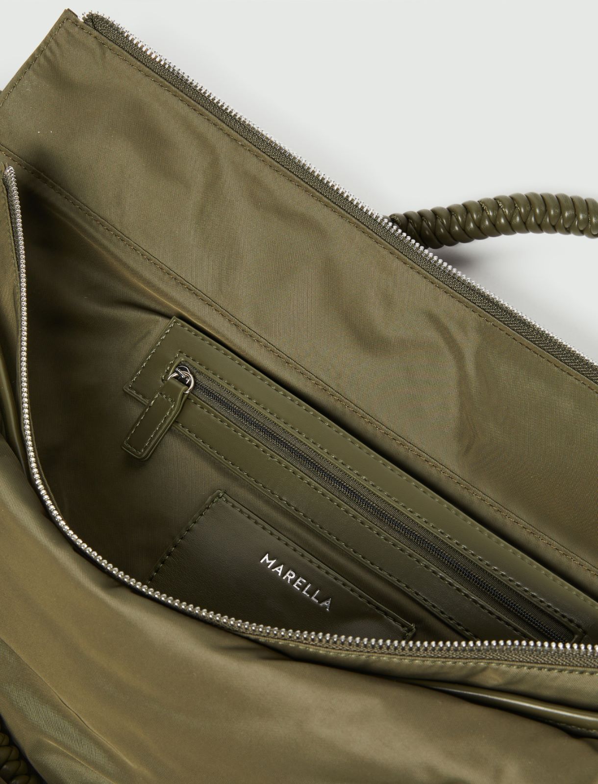 Double-handle weekend bag - OLIVE GREEN - Marella - 5