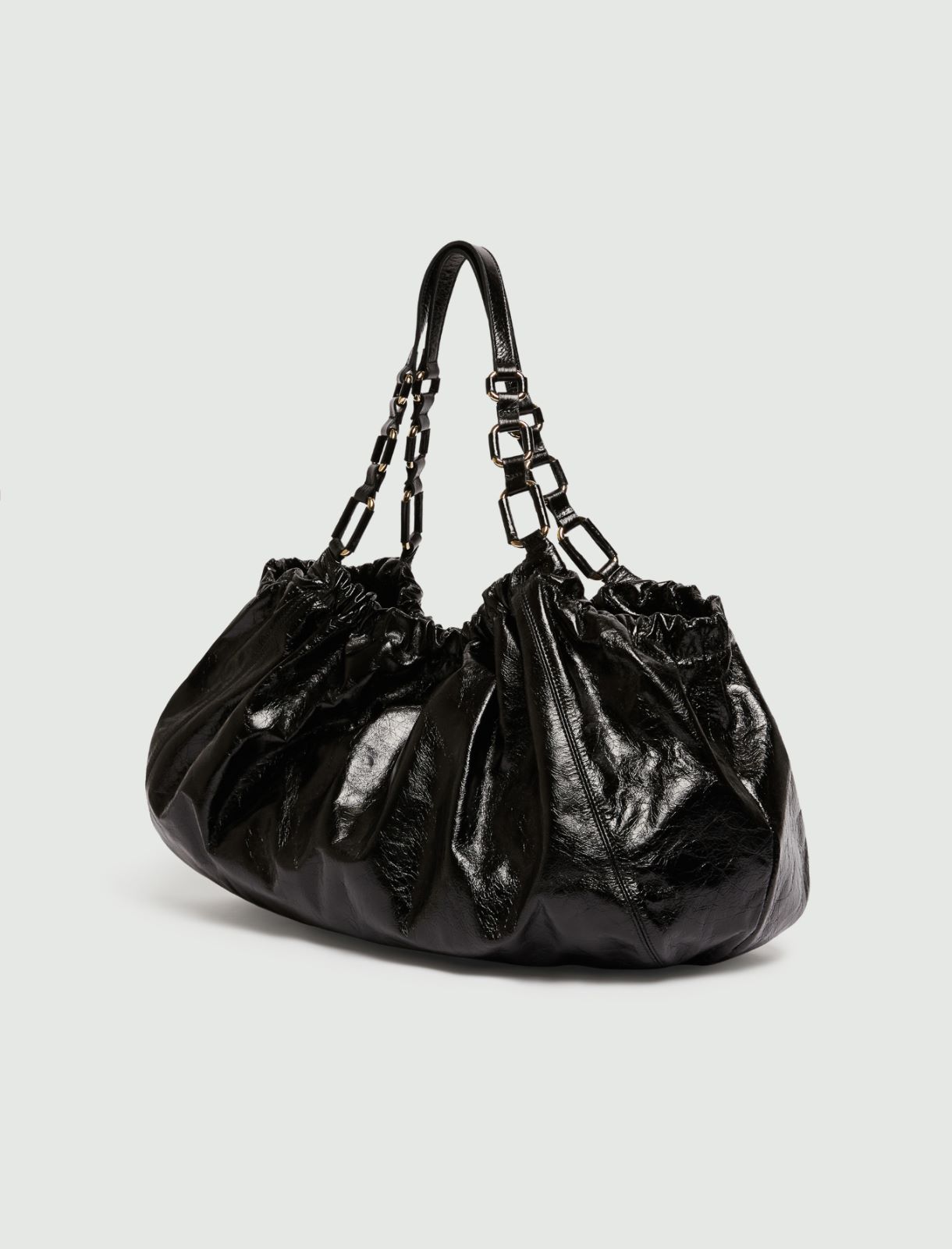Grand cabas en cuir - NOIR - Marella - 2