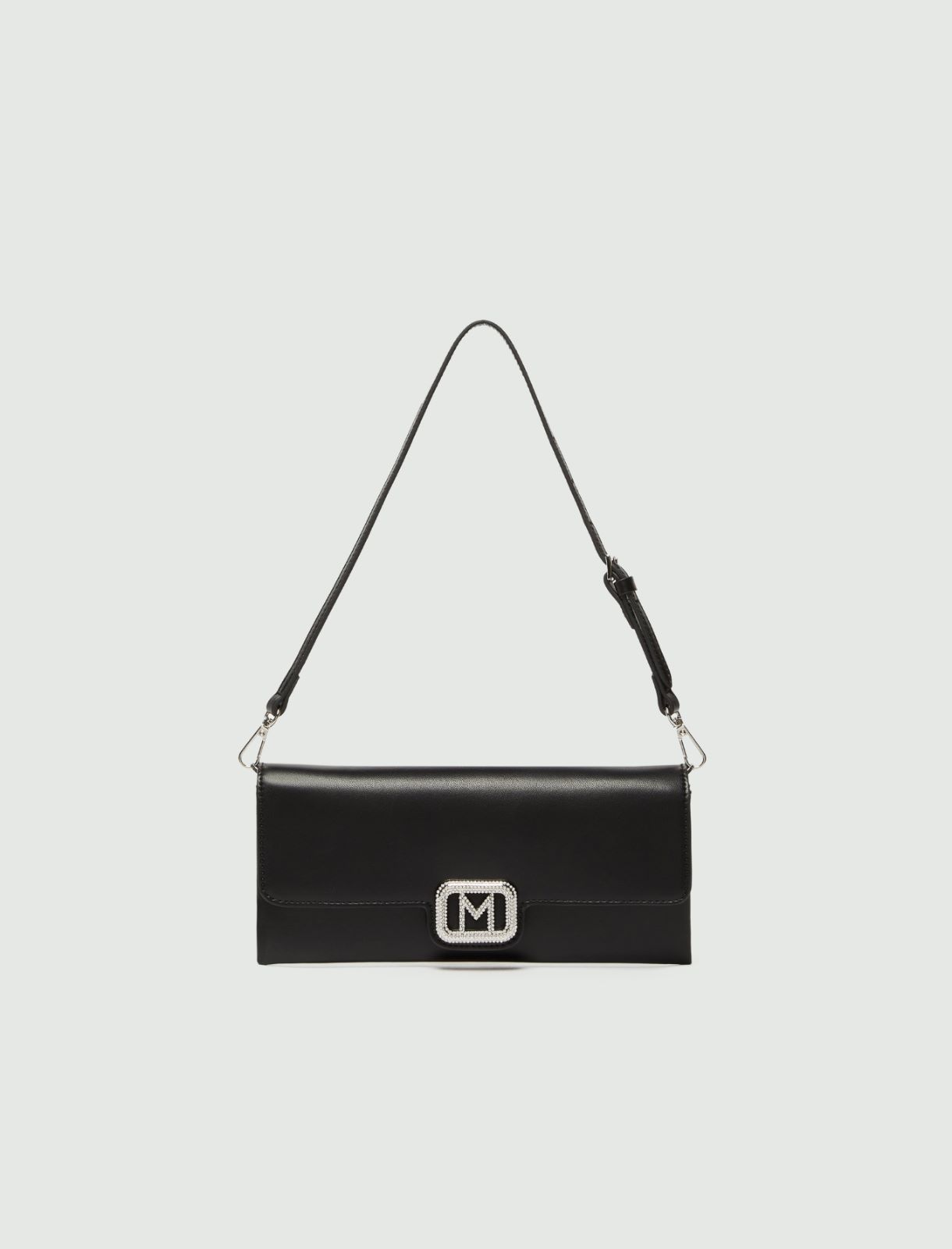 Leather crossbody bag - BLACK - Marella