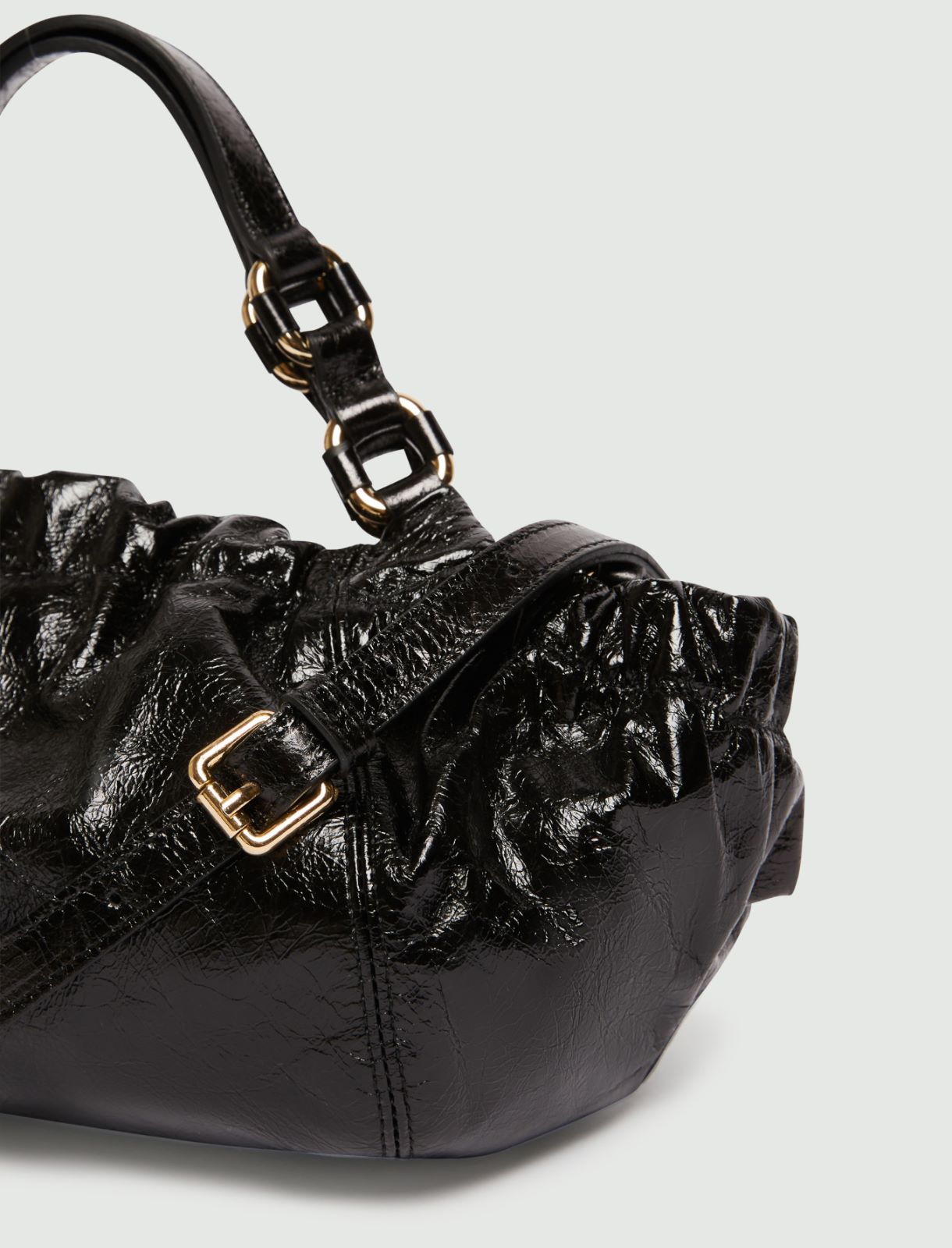 Cabas moyen en cuir - NOIR - Marella - 3