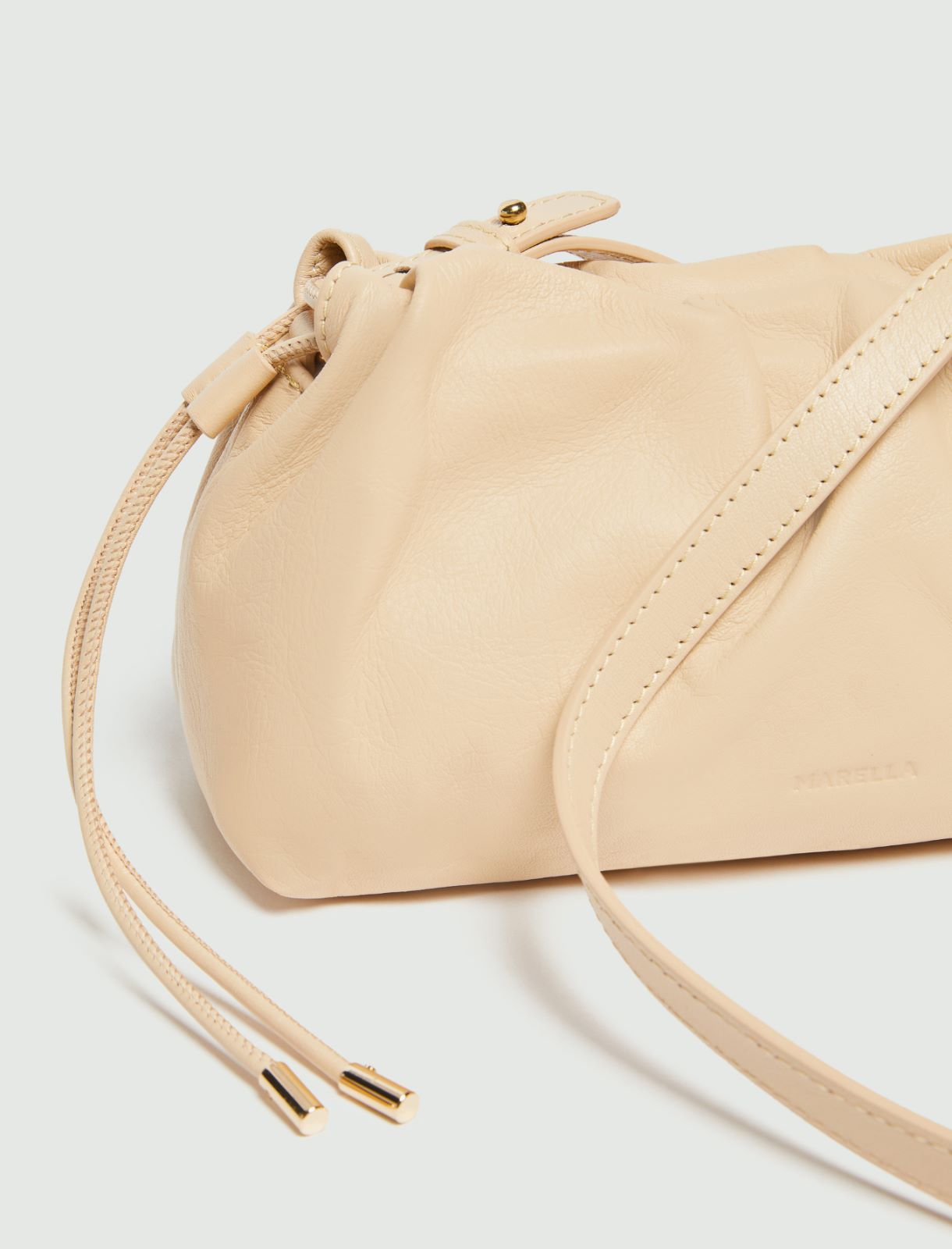 Unstructured Nappa leather bag - POWDER - Marella - 3