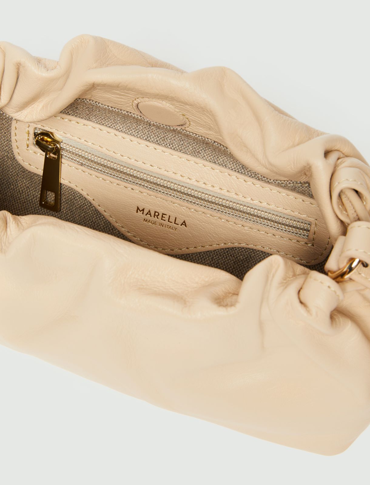 Unstructured Nappa leather bag - POWDER - Marella - 5