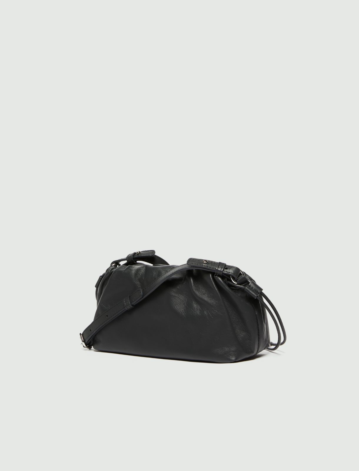 Unstructured Nappa leather bag - DARK GREY - Marella - 2