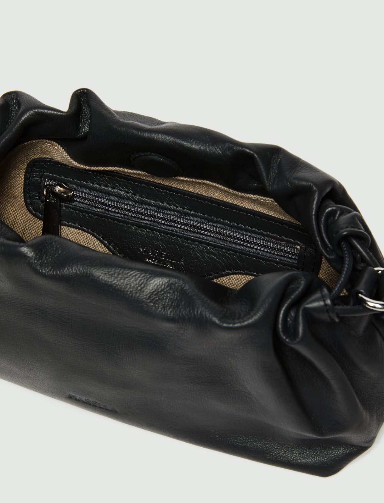 Unstructured Nappa leather bag - DARK GREY - Marella - 5