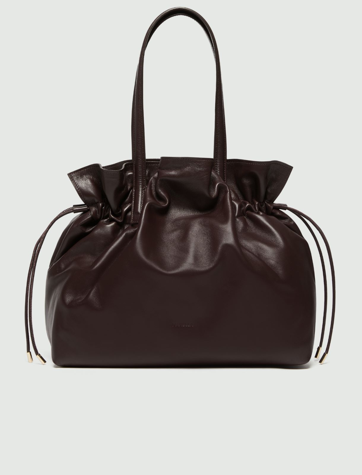Torebka tote z nappy - BORDOWY - Marella