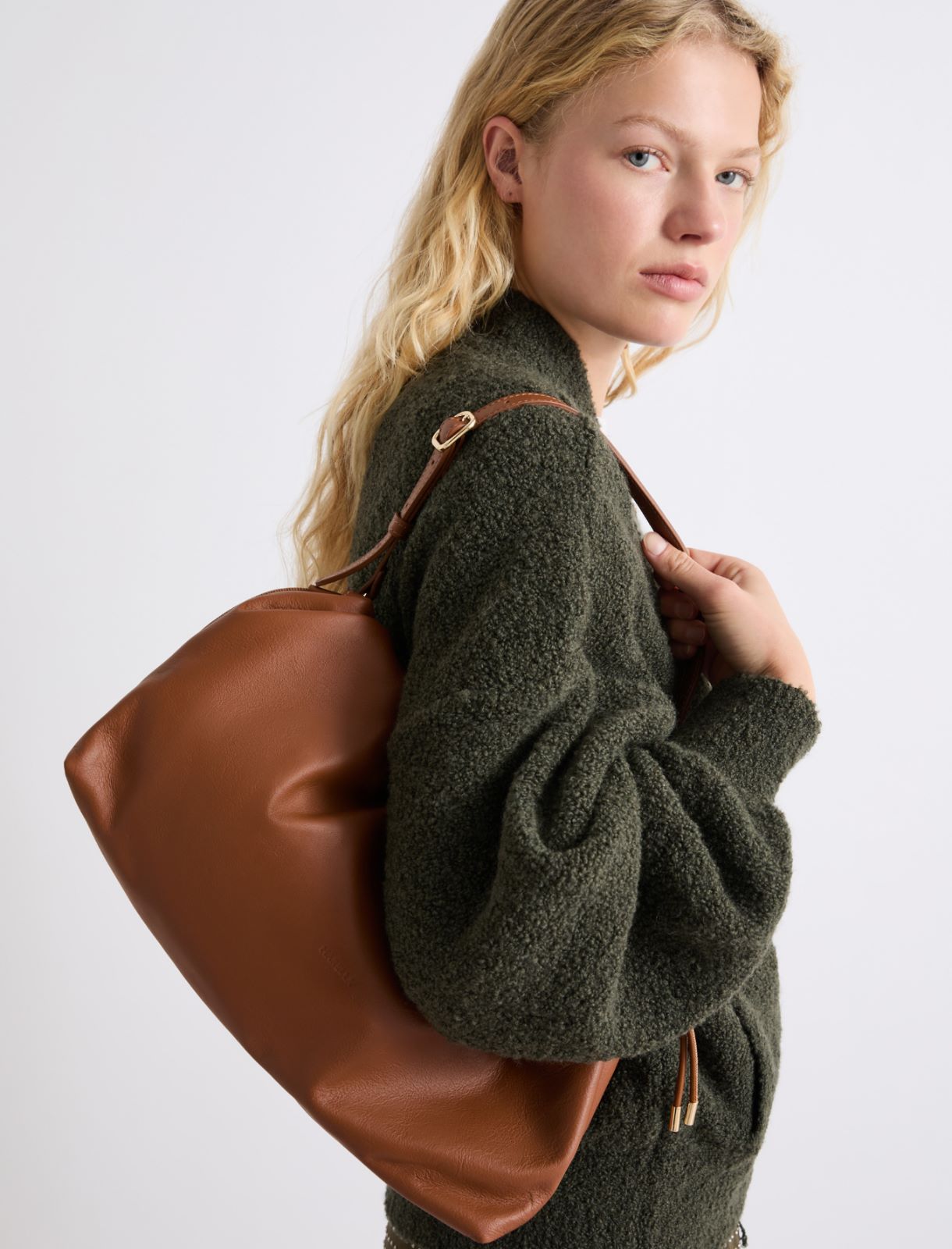 Nappa leather handbag - TOBACCO - Marella - 4