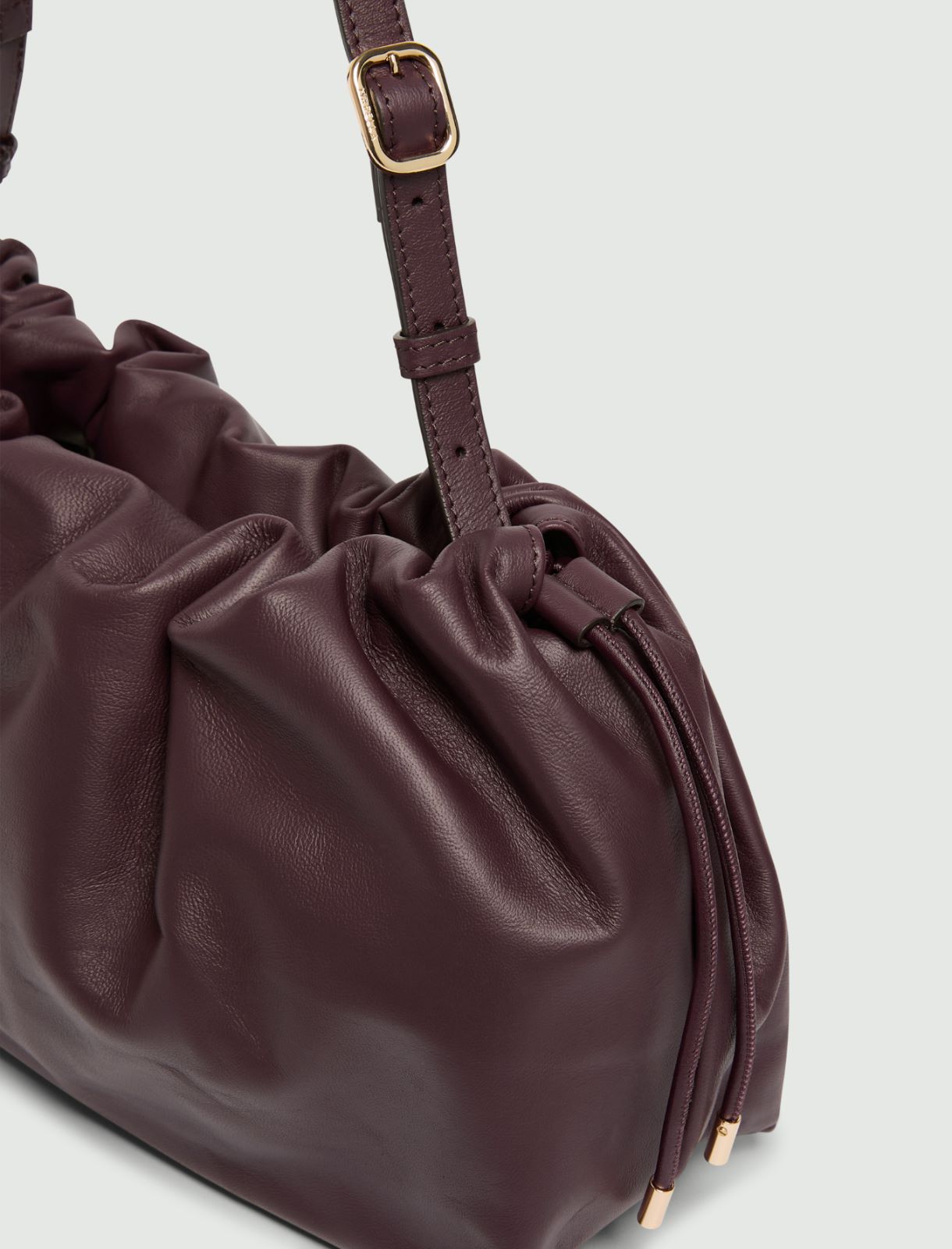 Nappa leather handbag - BORDEAUX - Marella - 3