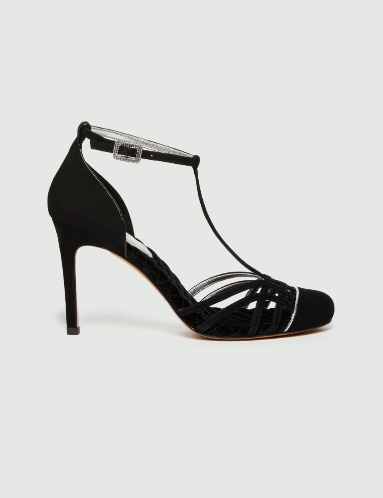 Sandales salomés en daim - Marella