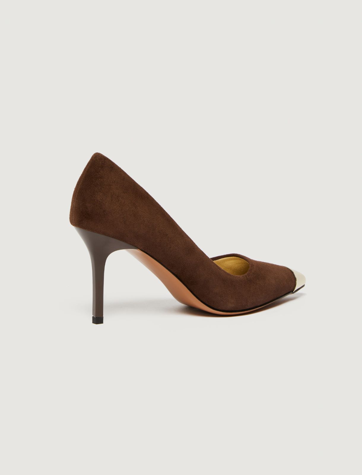 Metal-toe court shoes - DARK BOWN - Marella - 3