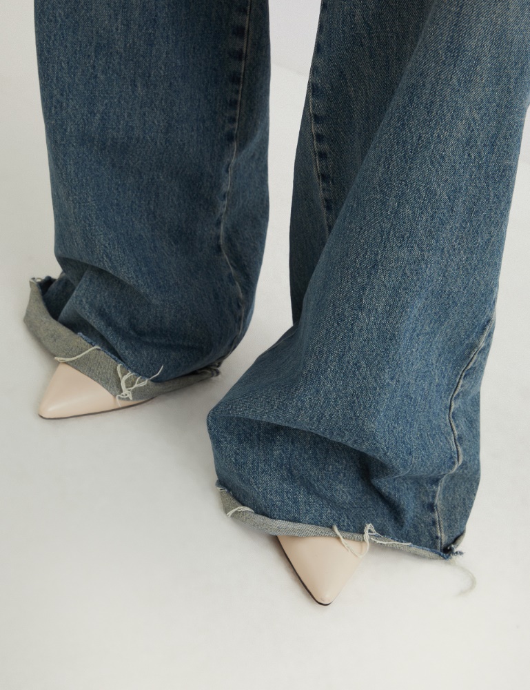 Leather court shoes - Marella