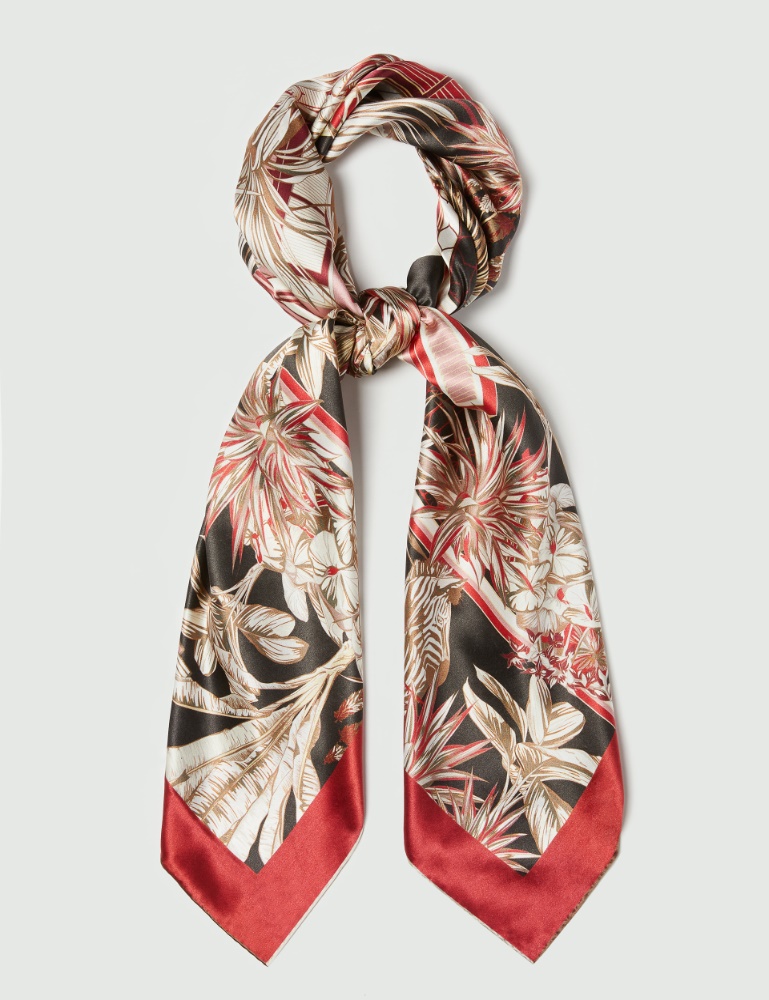 Silk satin scarf - Marella