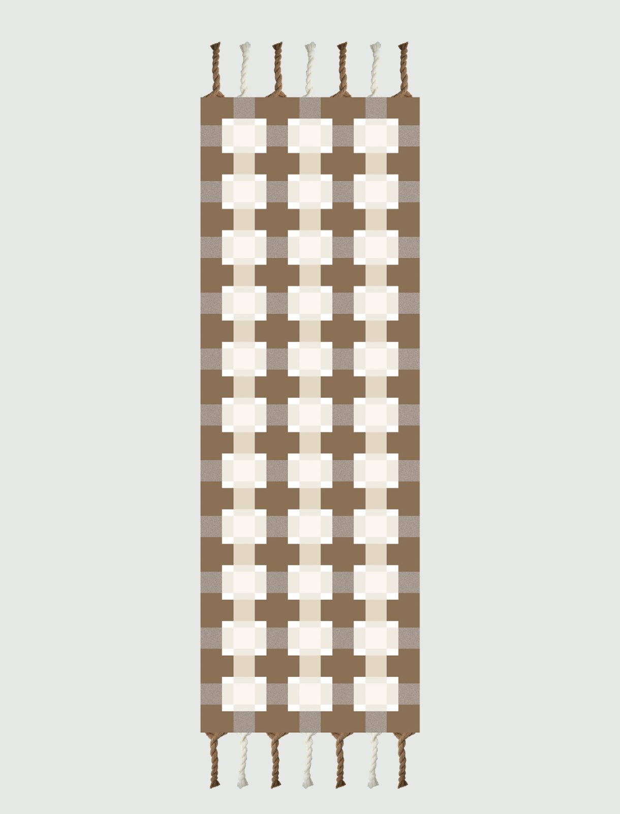 Openwork-detail scarf - BROWN - Marella - 4