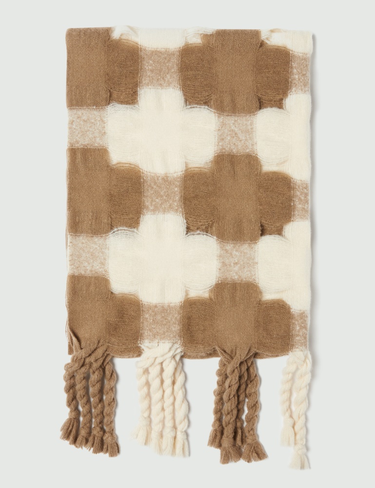 Openwork-detail scarf - Marella