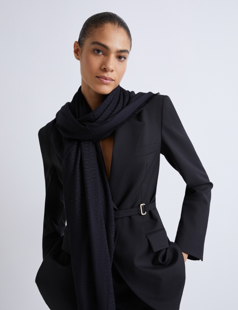 Monogram shawl - Marella