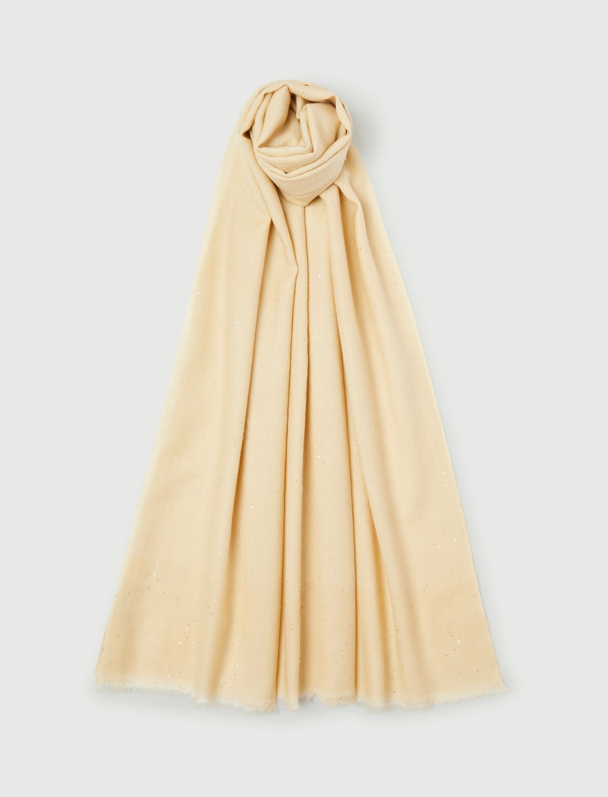 Micro-sequin stole - IVORY - Marella
