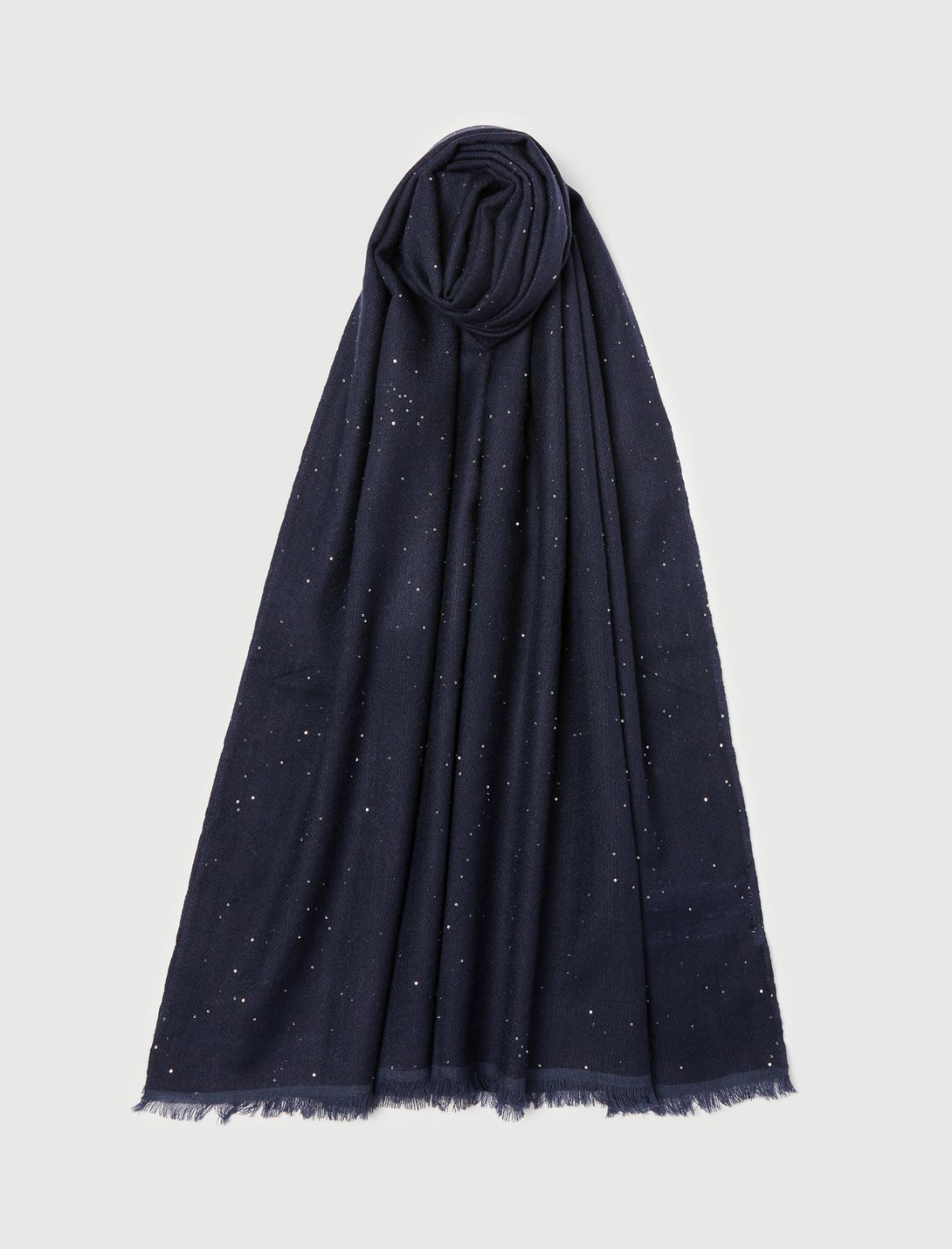 Micro-sequin stole - NAVY - Marella