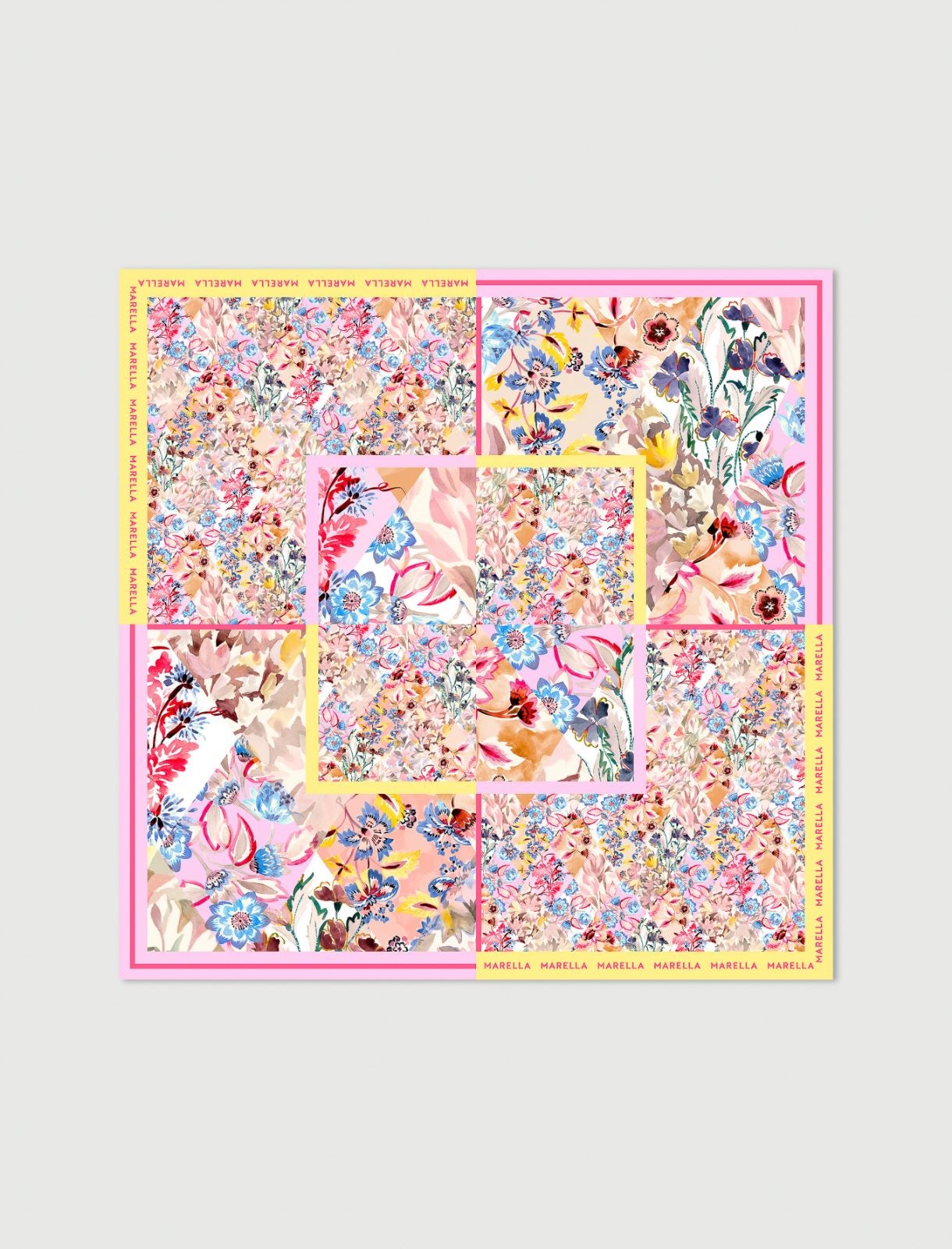 Printed silk scarf - IVORY - Marella - 4
