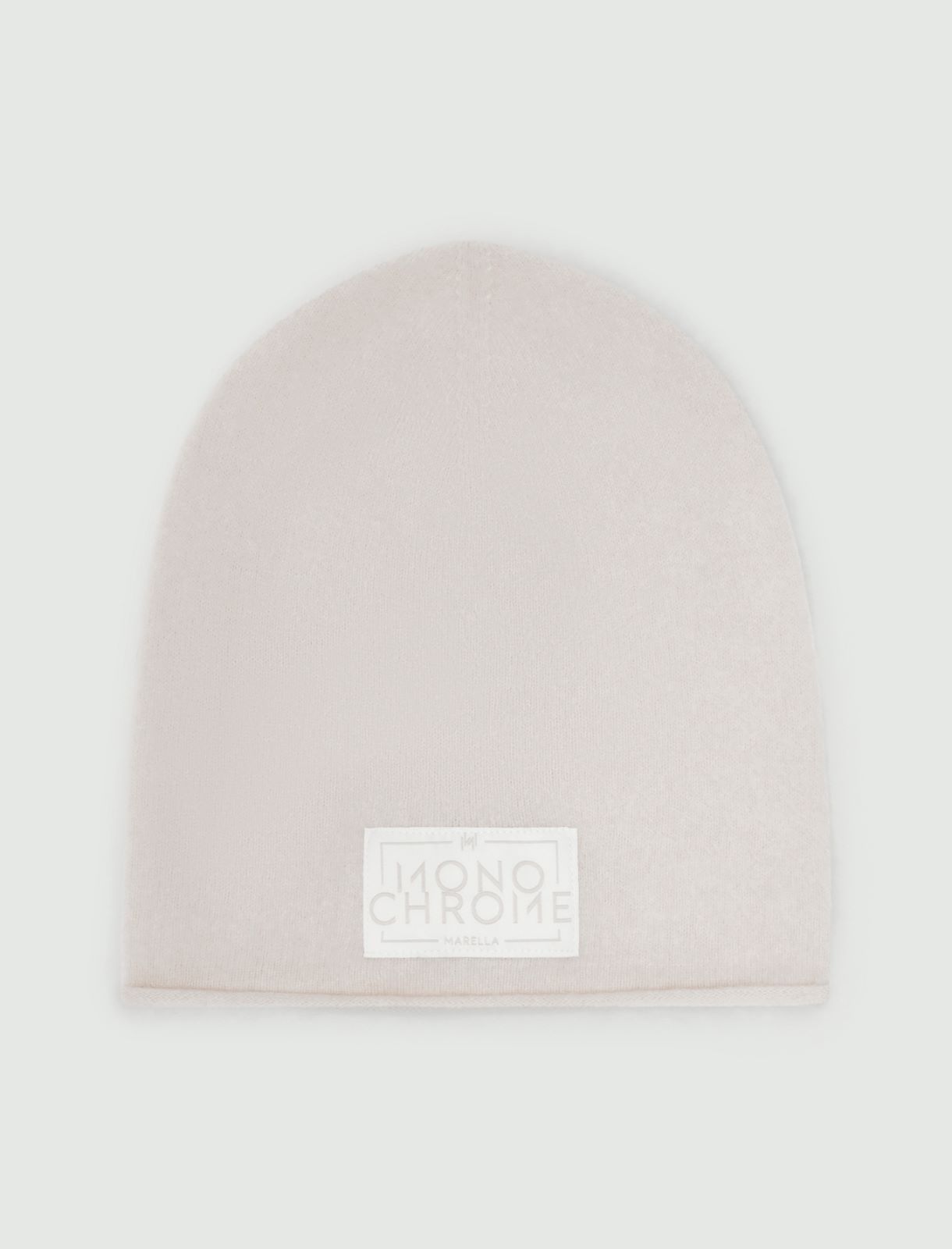 Cashmere-blend knit beanie - CREAM - Marella