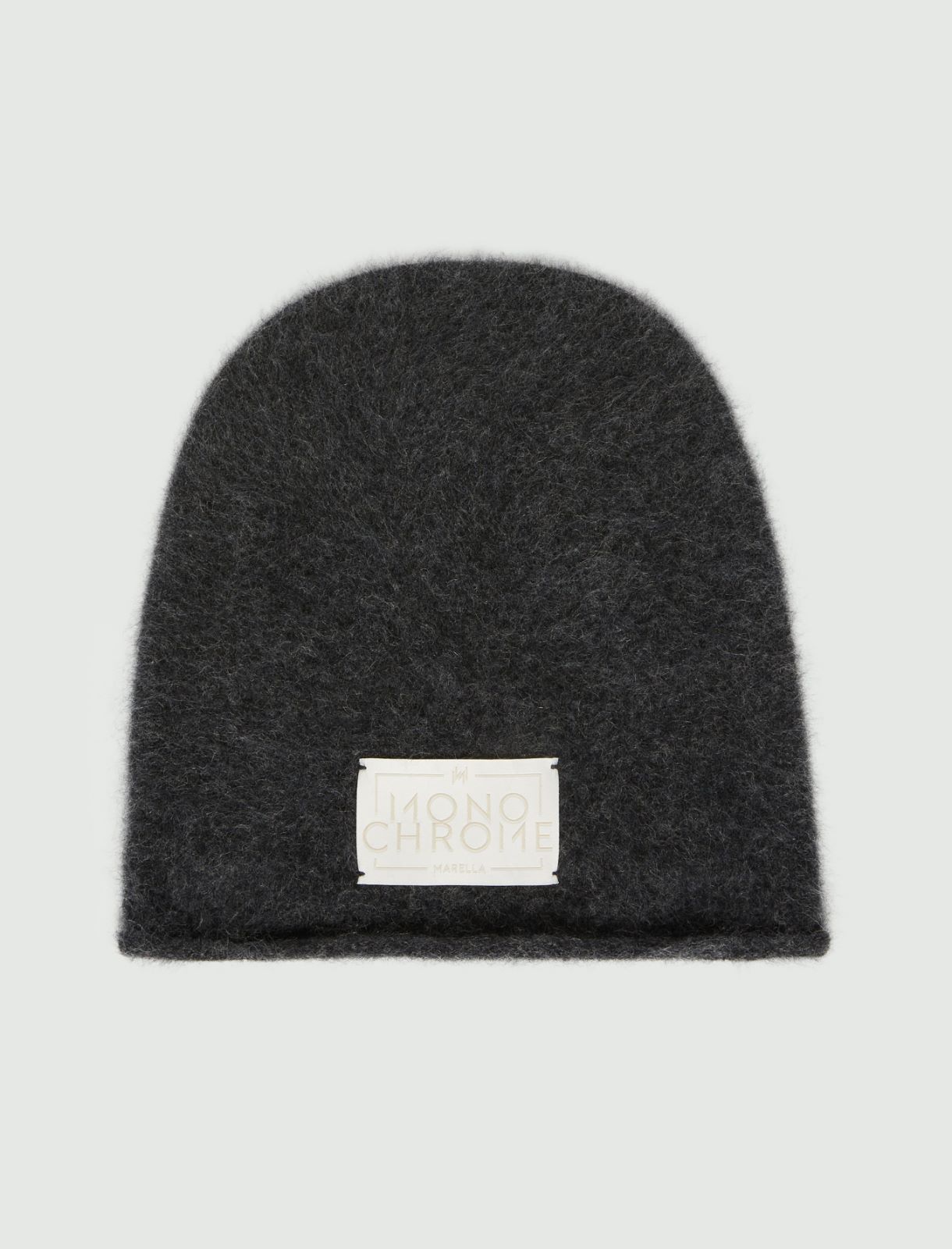 Cashmere-blend knit beanie - OTTER - Marella