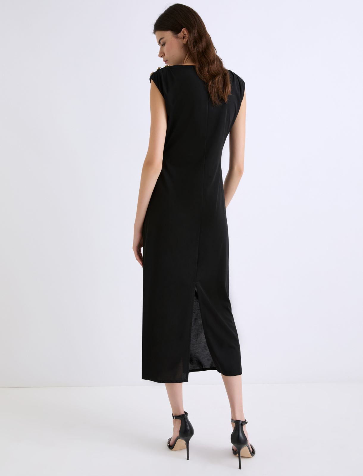 Abito aderente in jersey - NERO - Marella - 3