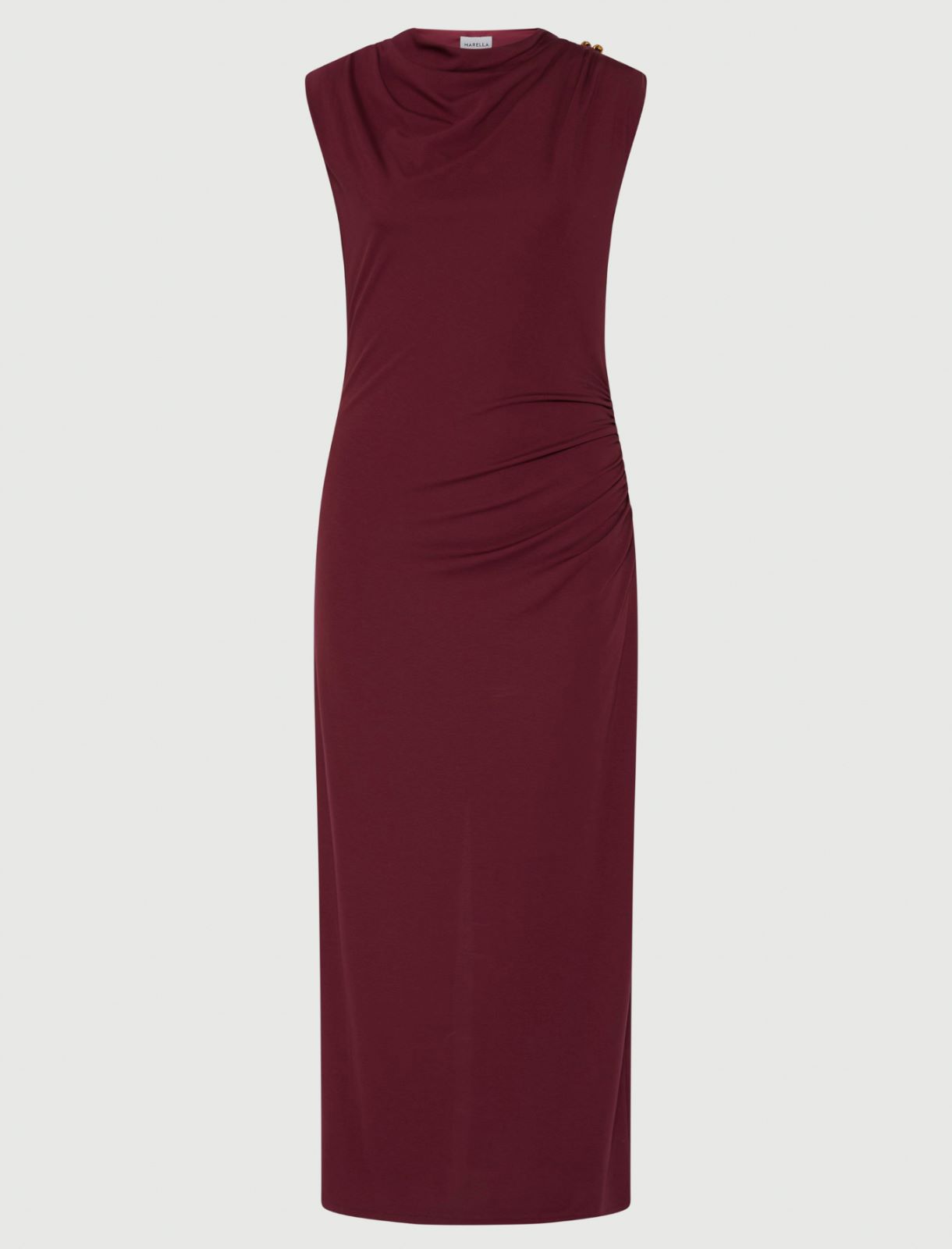 Slim-fit jersey dress - BORDEAUX - Marella