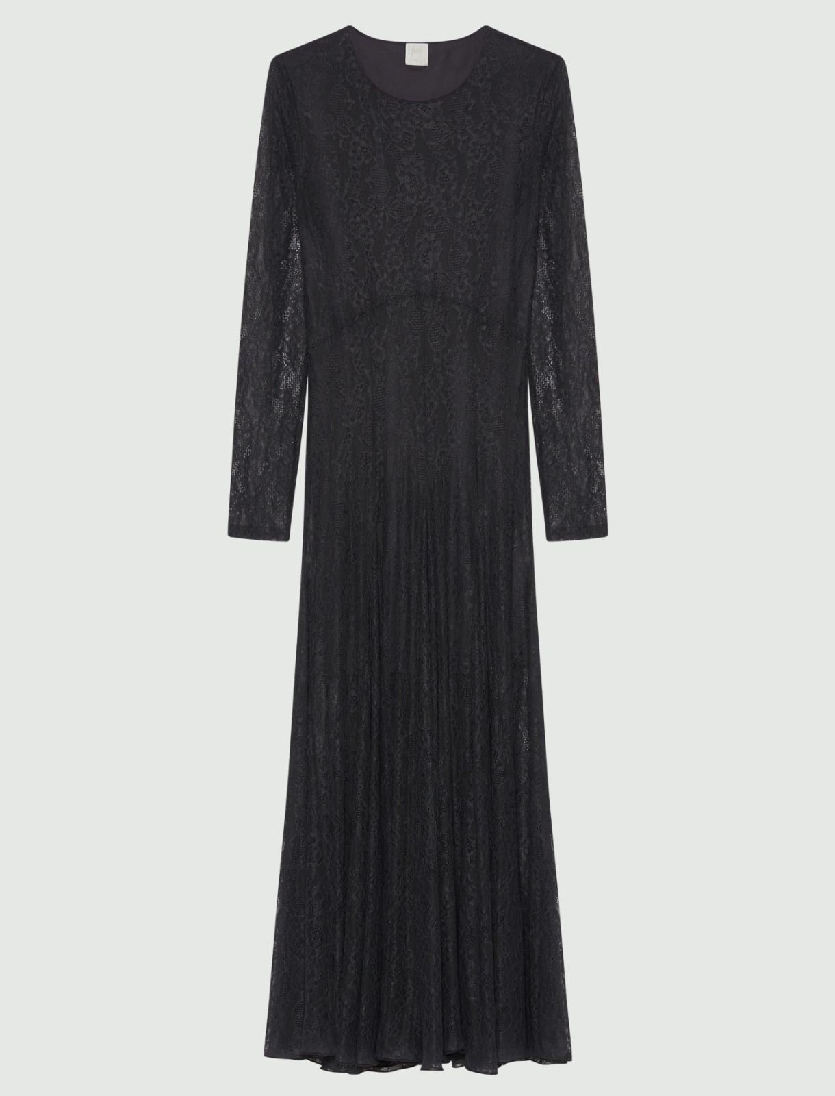 Lace jersey dress - DARK GREY - Marella