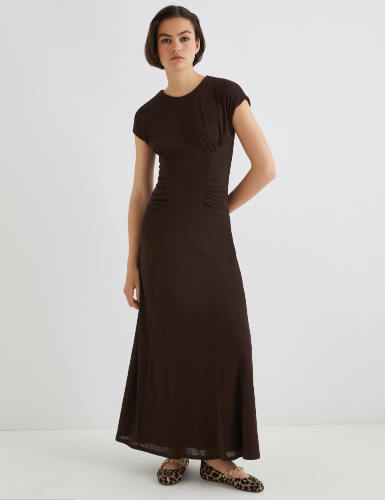 Long tulle jersey dress - Marella