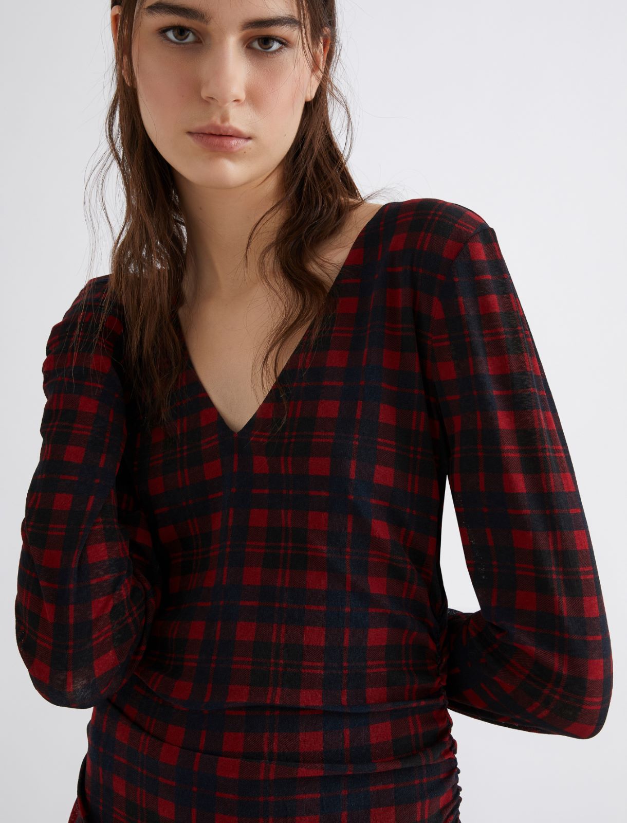 Abito lungo in jersey - ROSSO - Marella - 4