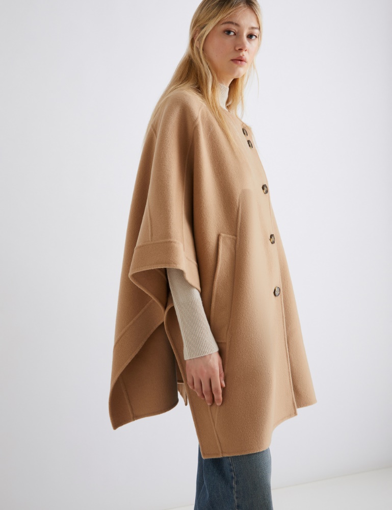 Wool-blend cape - Marella
