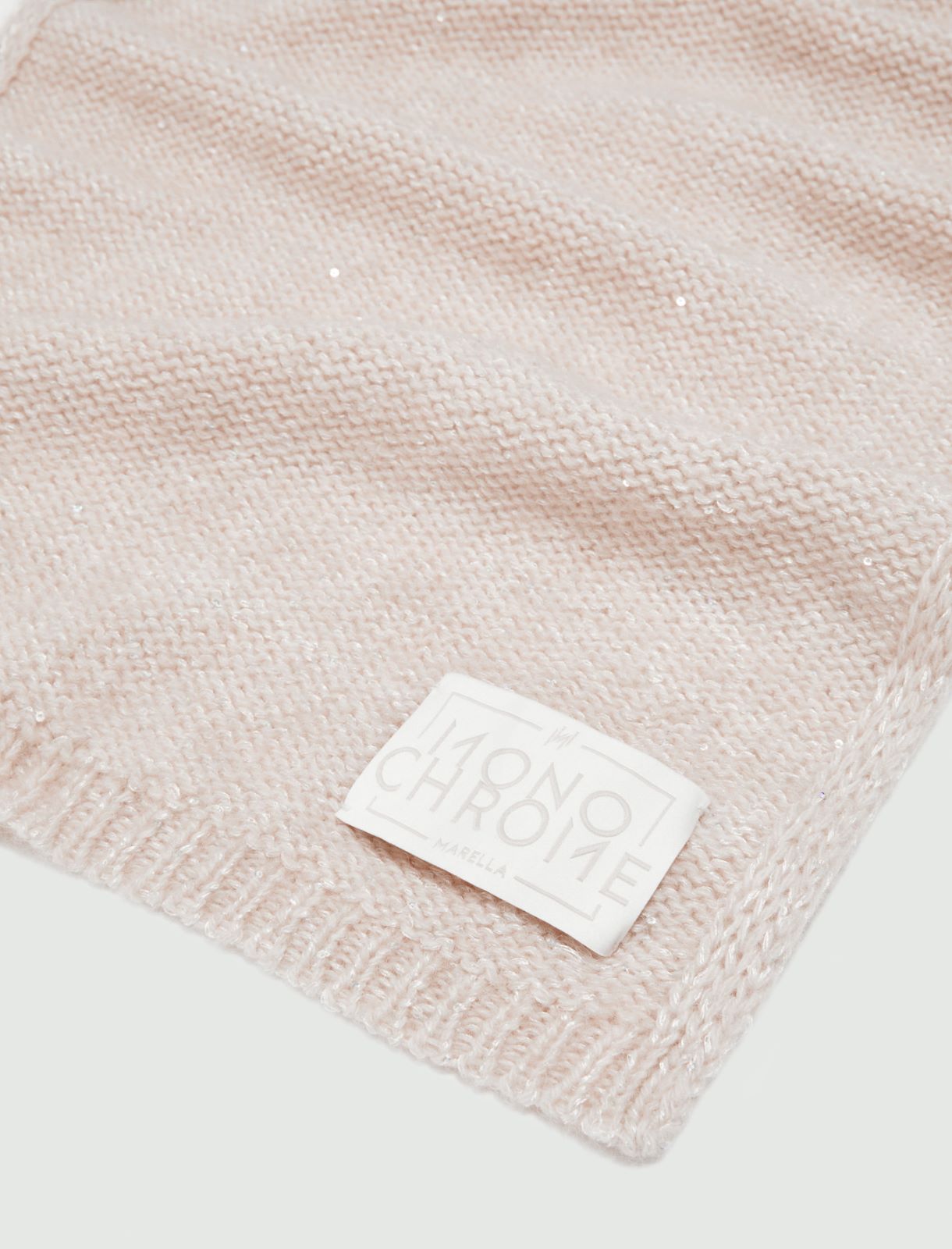 Sequinned cashmere-blend scarf - WOOL WHITE - Marella - 2