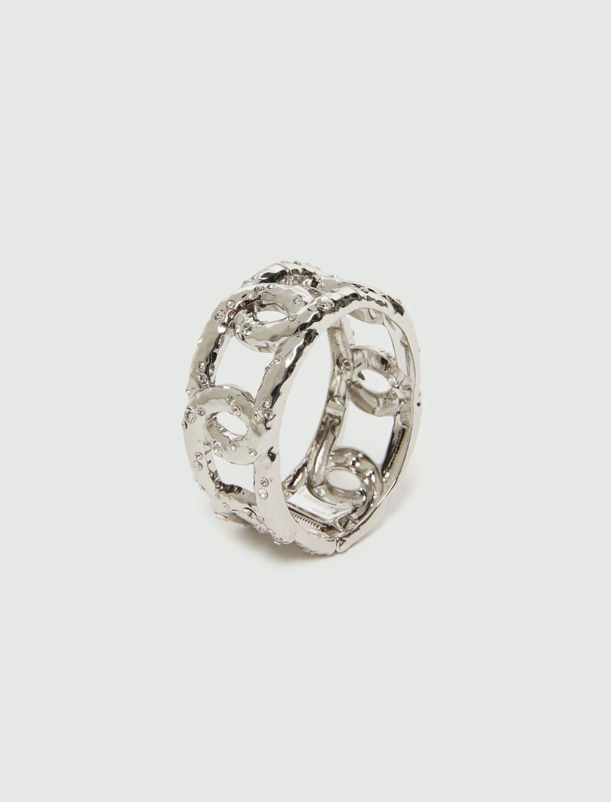 Micro-rhinestone bangle - Crystal - Marella - 2