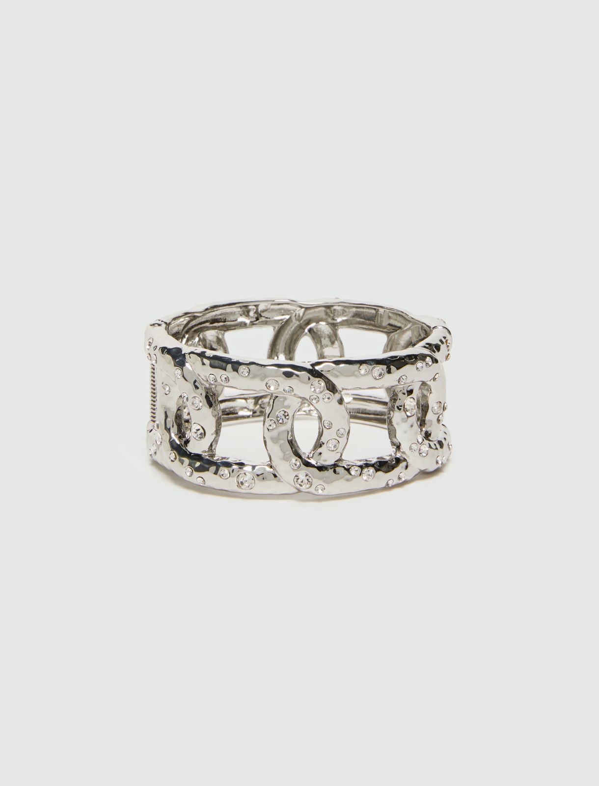Micro-rhinestone bangle - Crystal - Marella