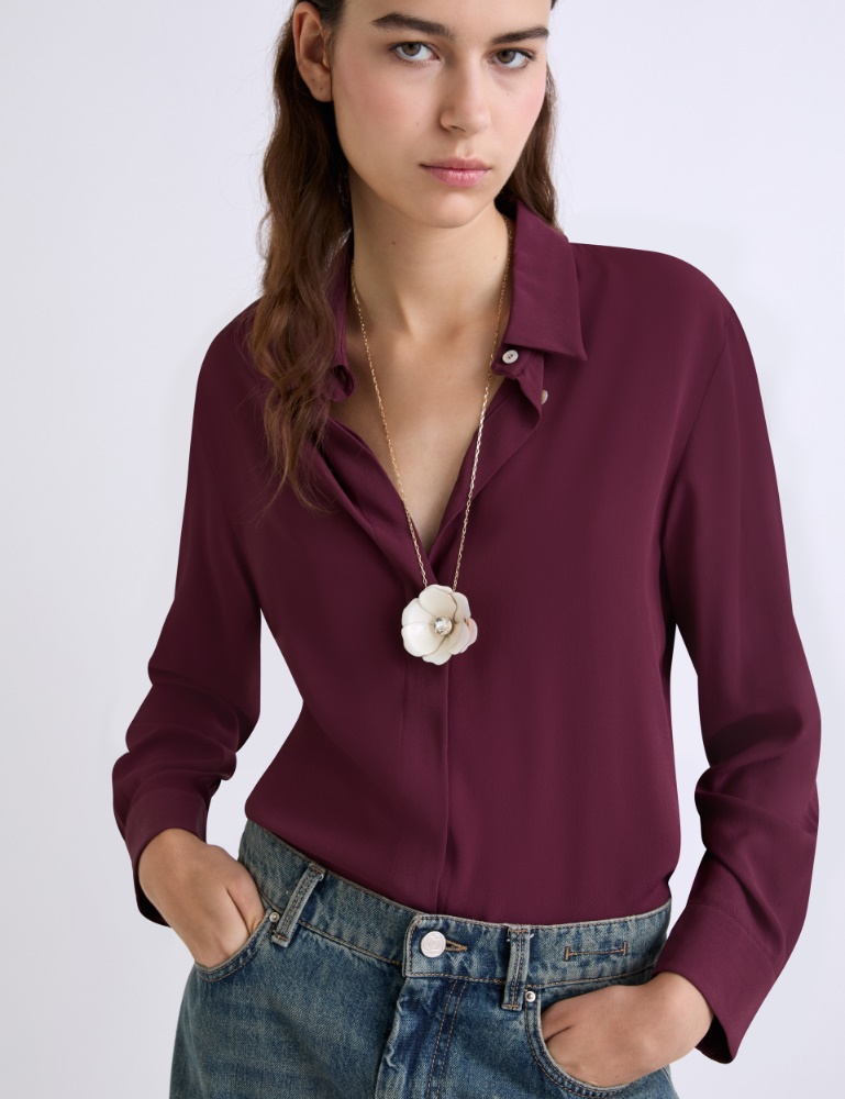 Long enamel-flower necklace - Marella