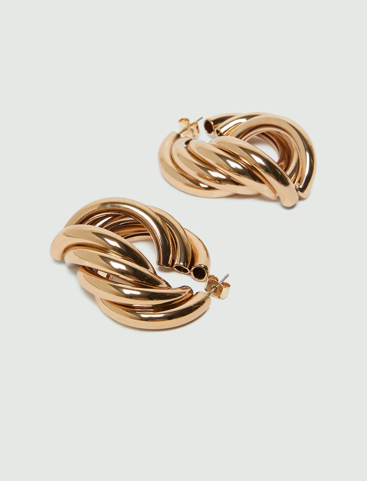 Torchon earrings - GOLD - Marella - 2