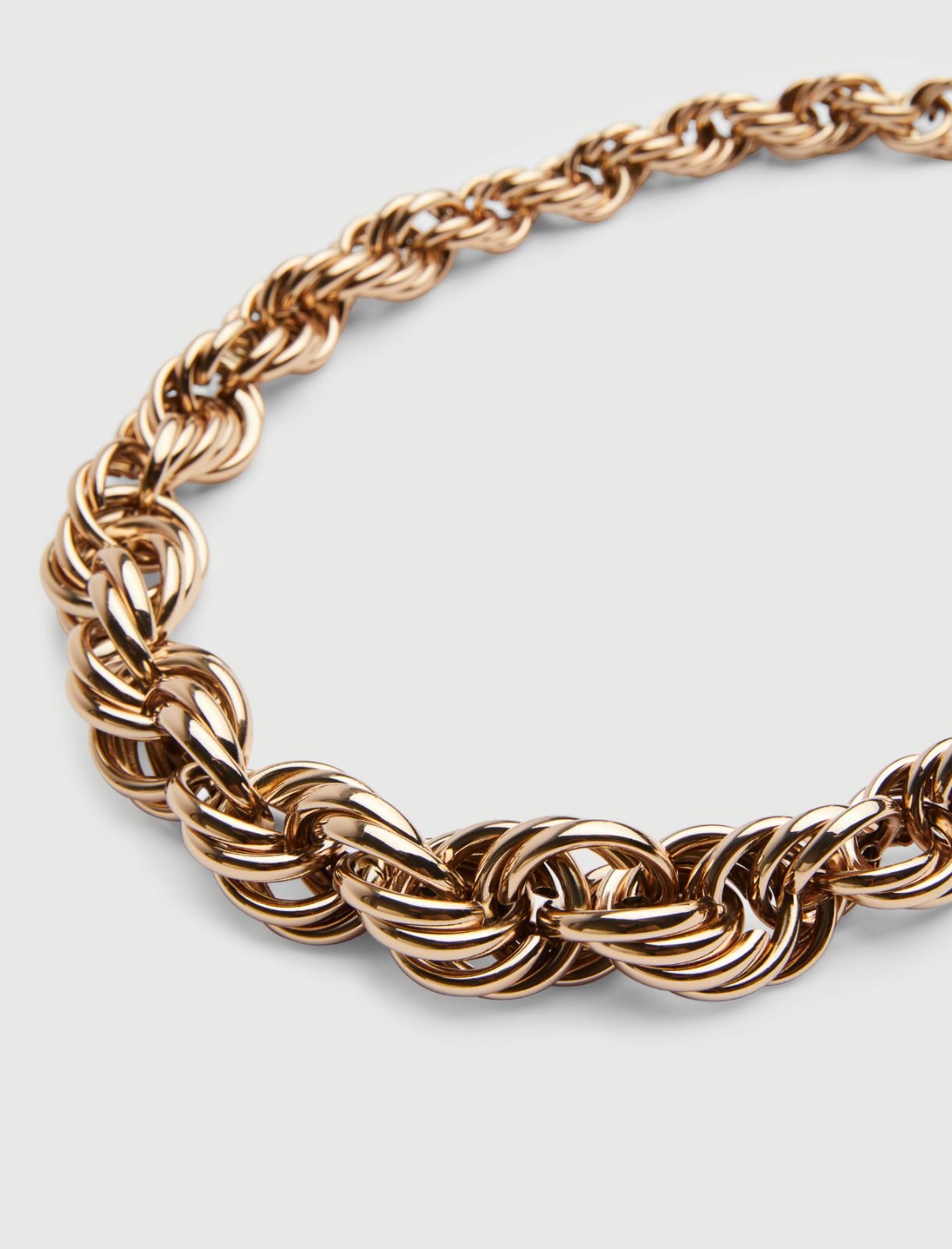 Torchon choker necklace - GOLD - Marella - 2