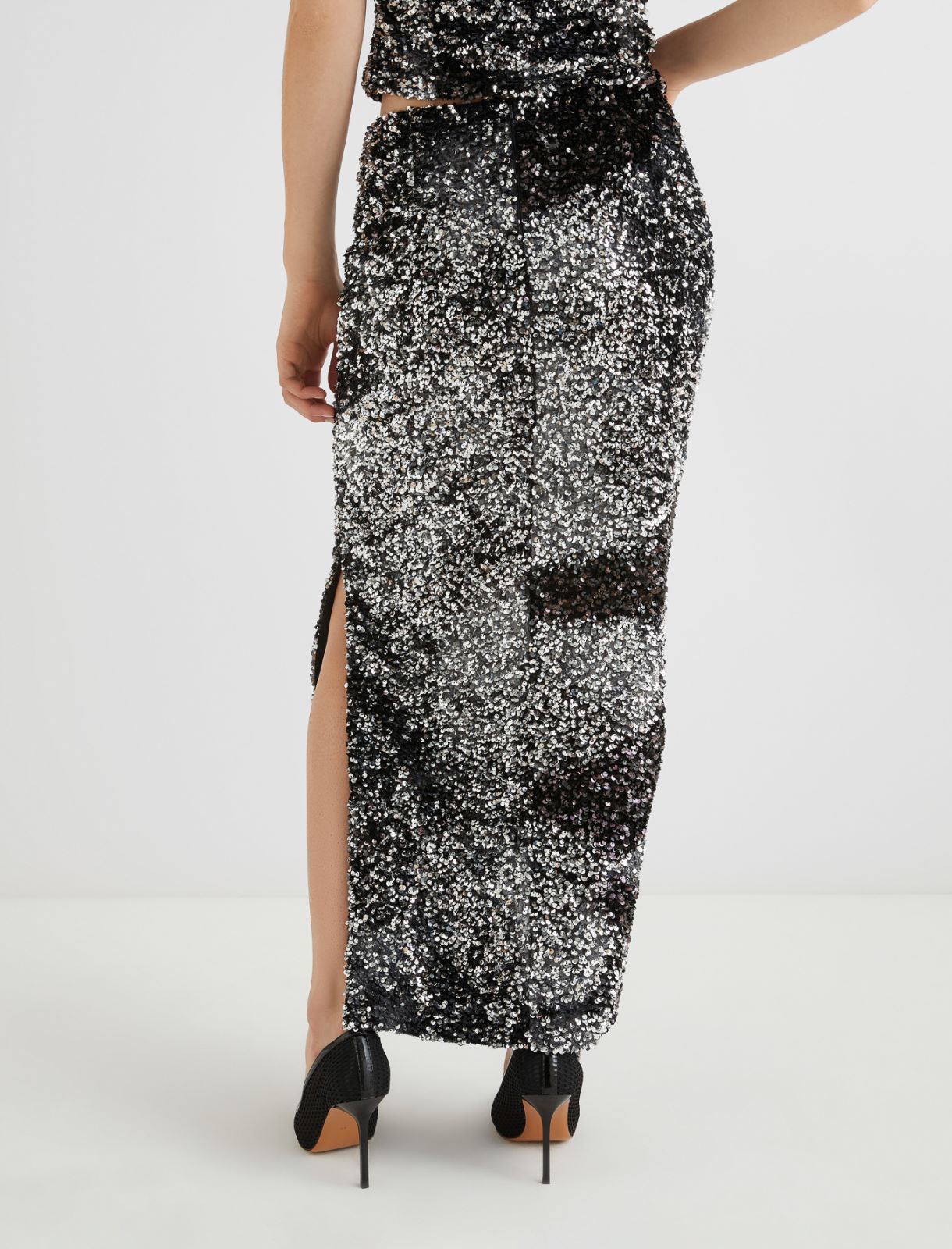Sequin skirt - GREY - Marella - 3