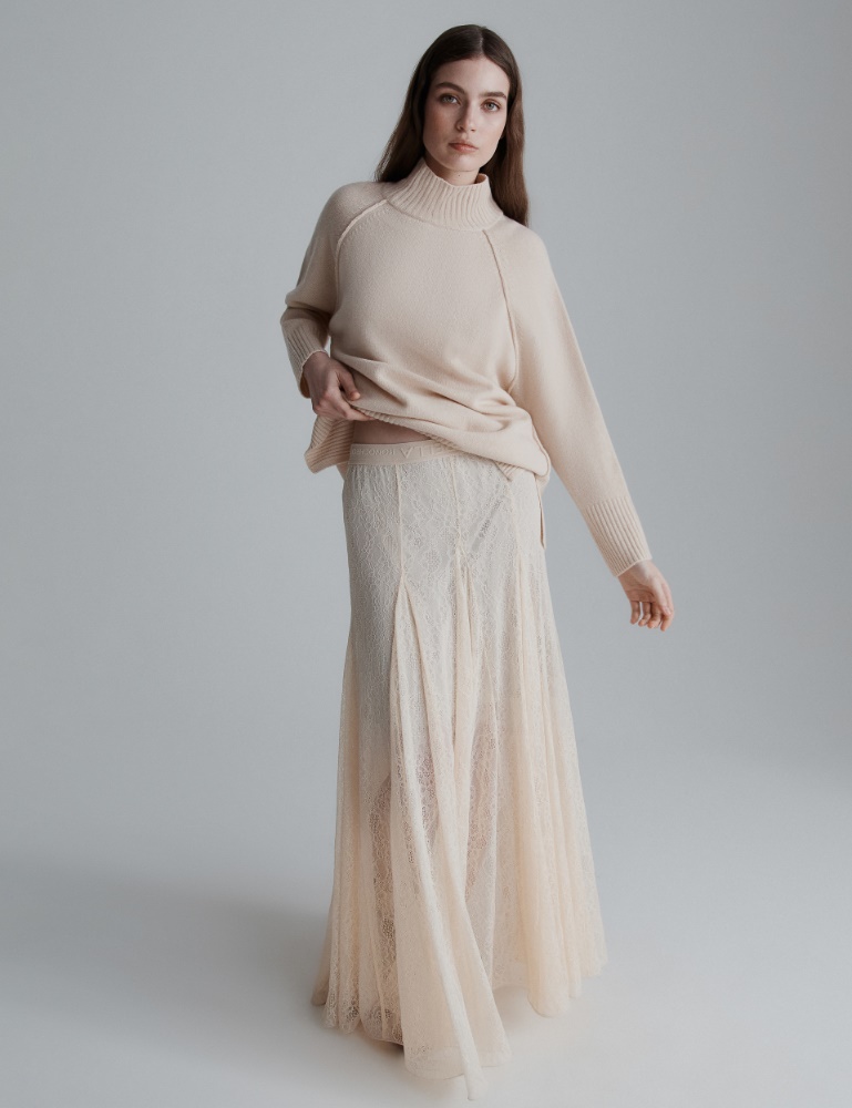 Lace jersey skirt - Marella
