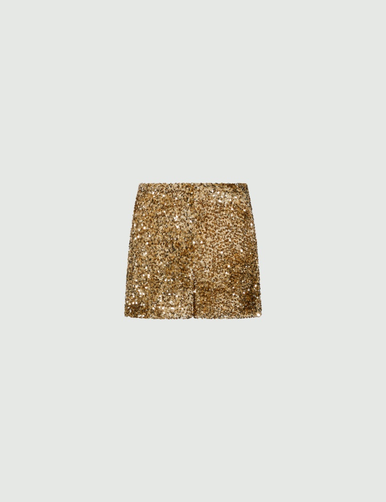 Sequinned velvet shorts - Marella