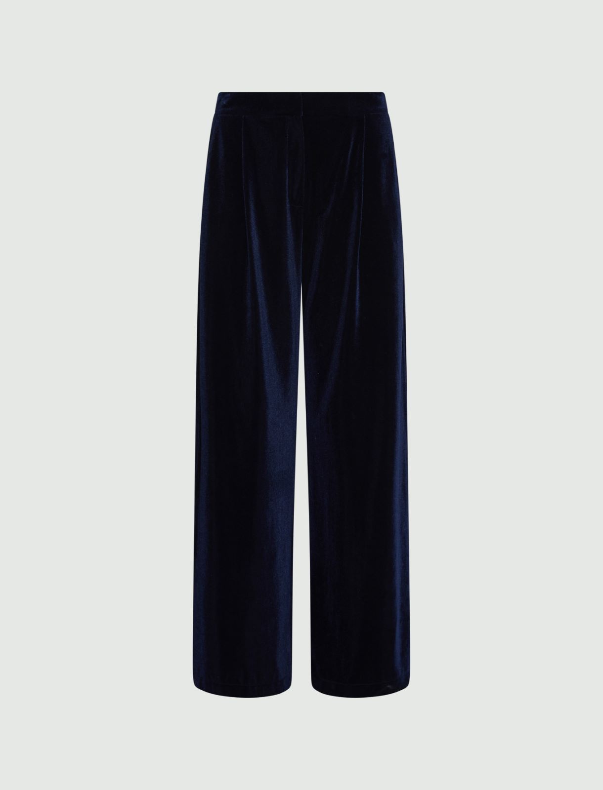 Velvet trousers - MIDNIGHTBLUE - Marella