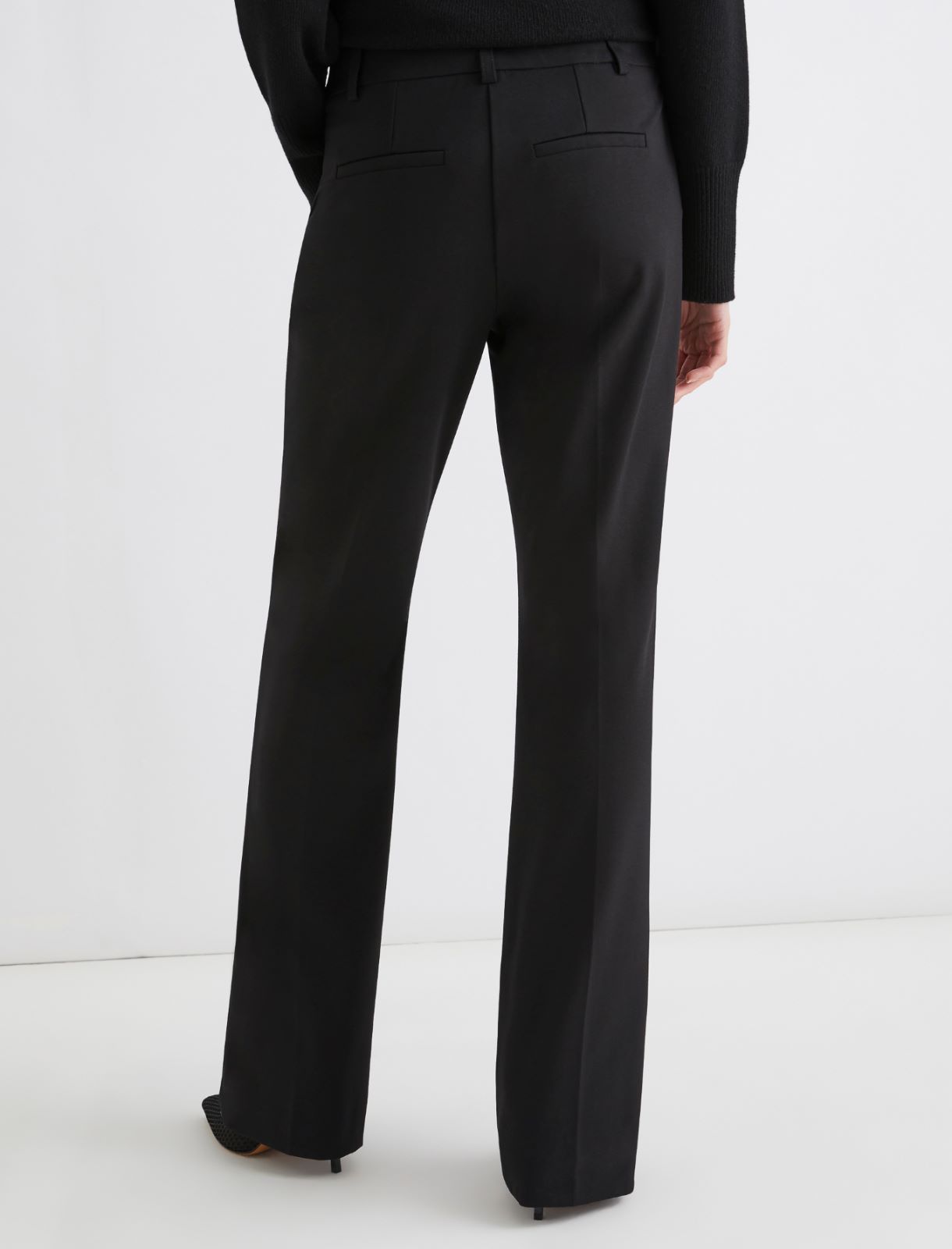 Slim-fit jersey trousers - BLACK - Marella - 2