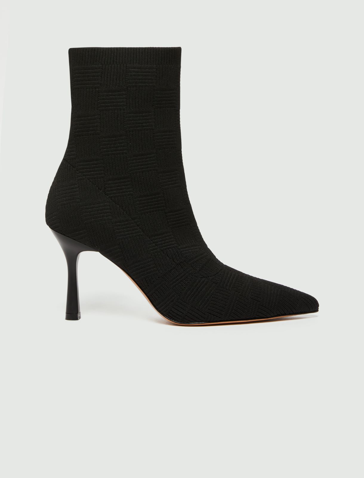 Stretch knit ankle boots - BLACK - Marella