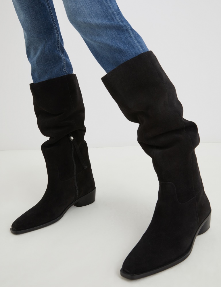 Suede knee-high boots - Marella