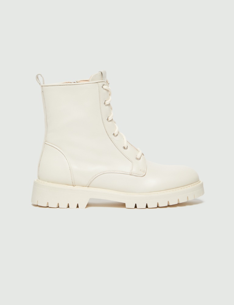 Leather combat boots - Marella
