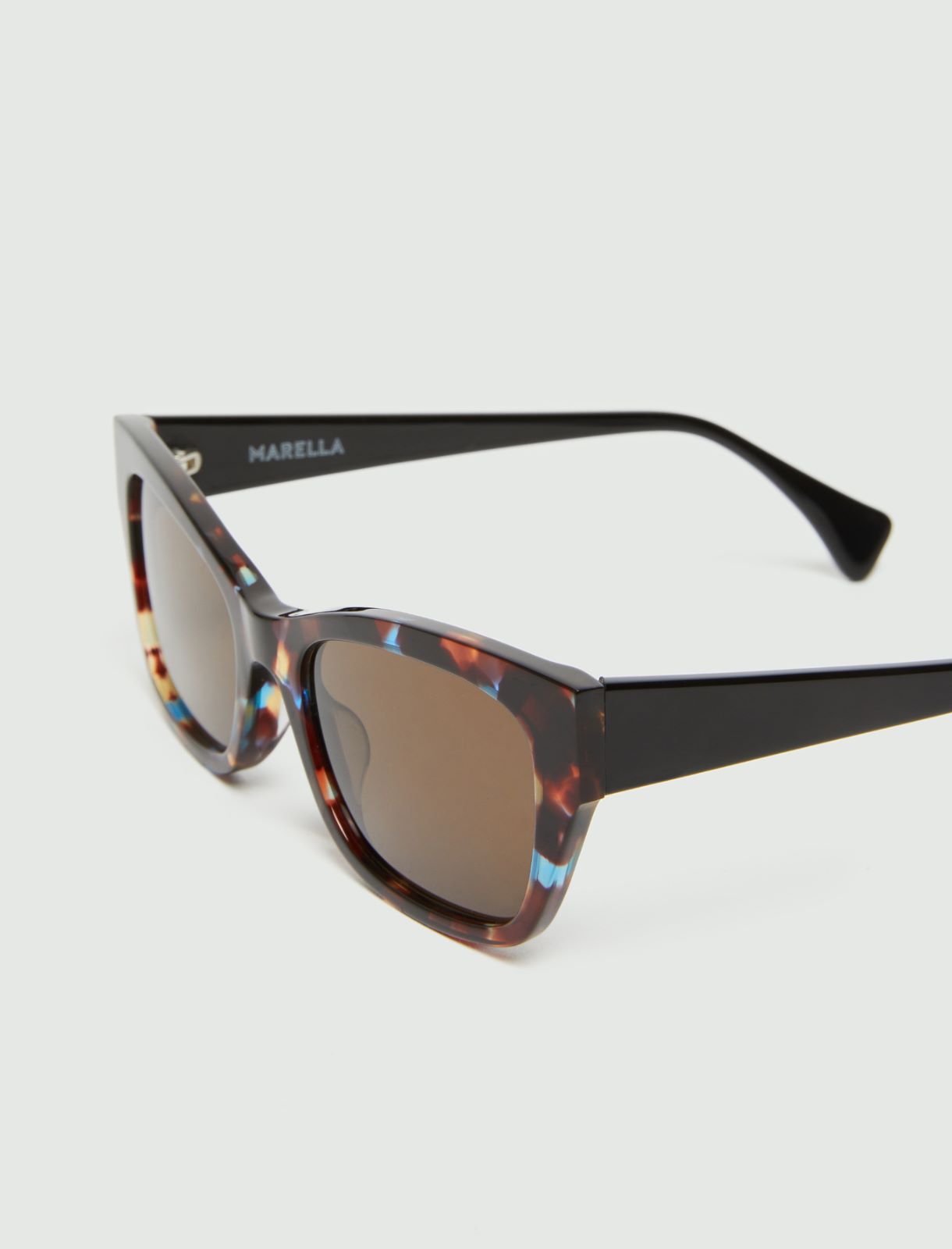 Cat-eye sunglasses - DARK TURTLE - Marella - 3