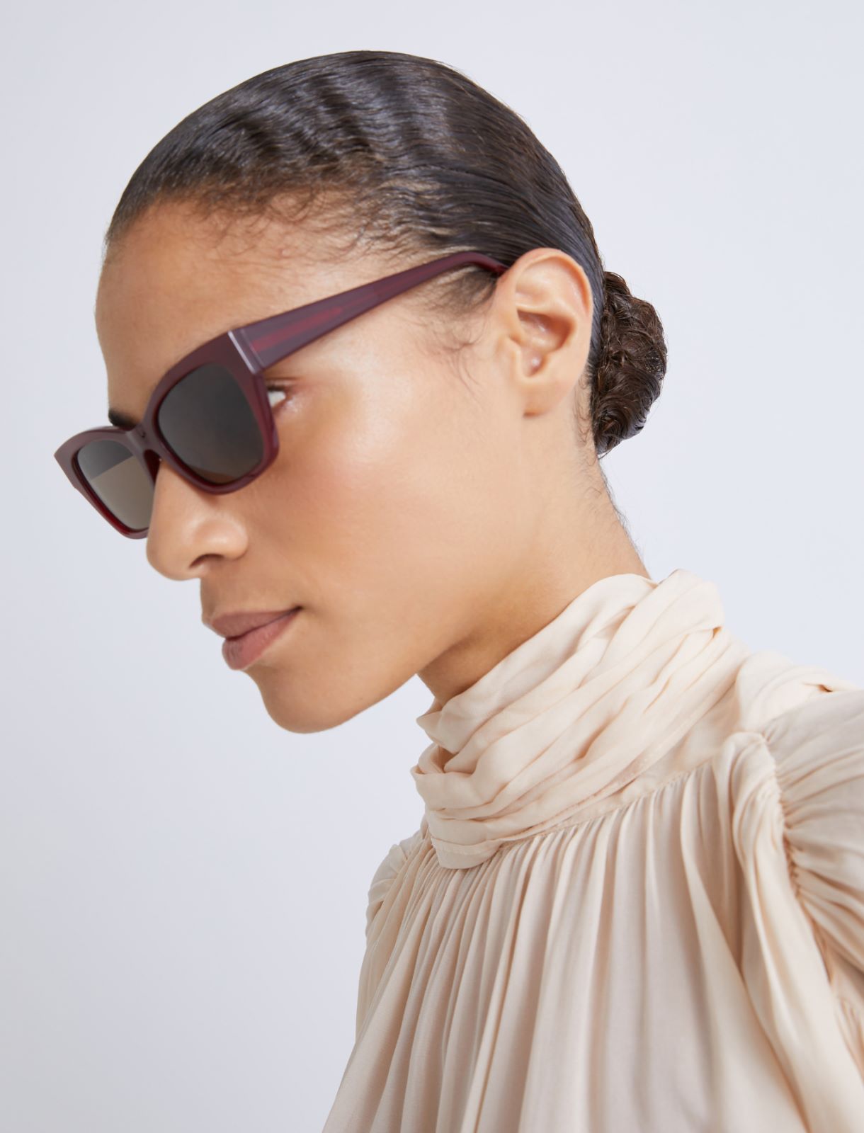 Cat-eye sunglasses - BORDEAUX - Marella - 4