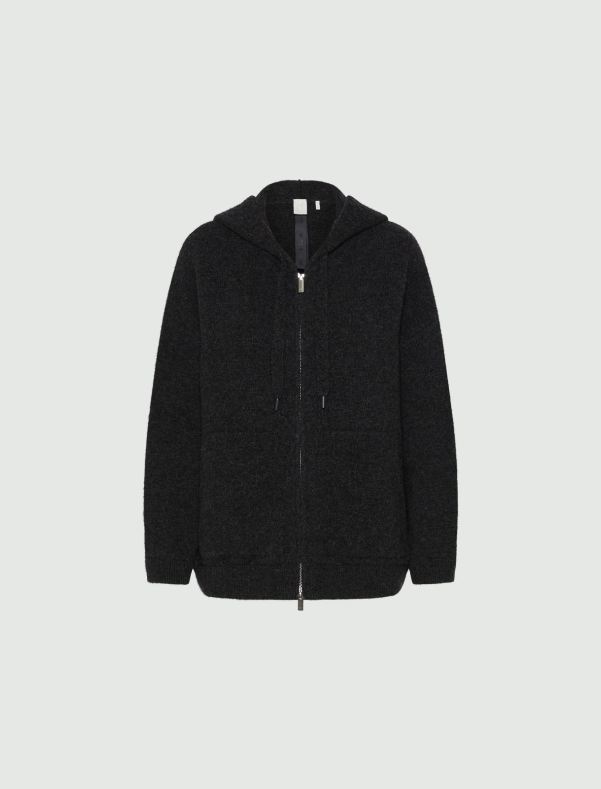 Pure wool knit sweatshirt - DARK GREY - Marella